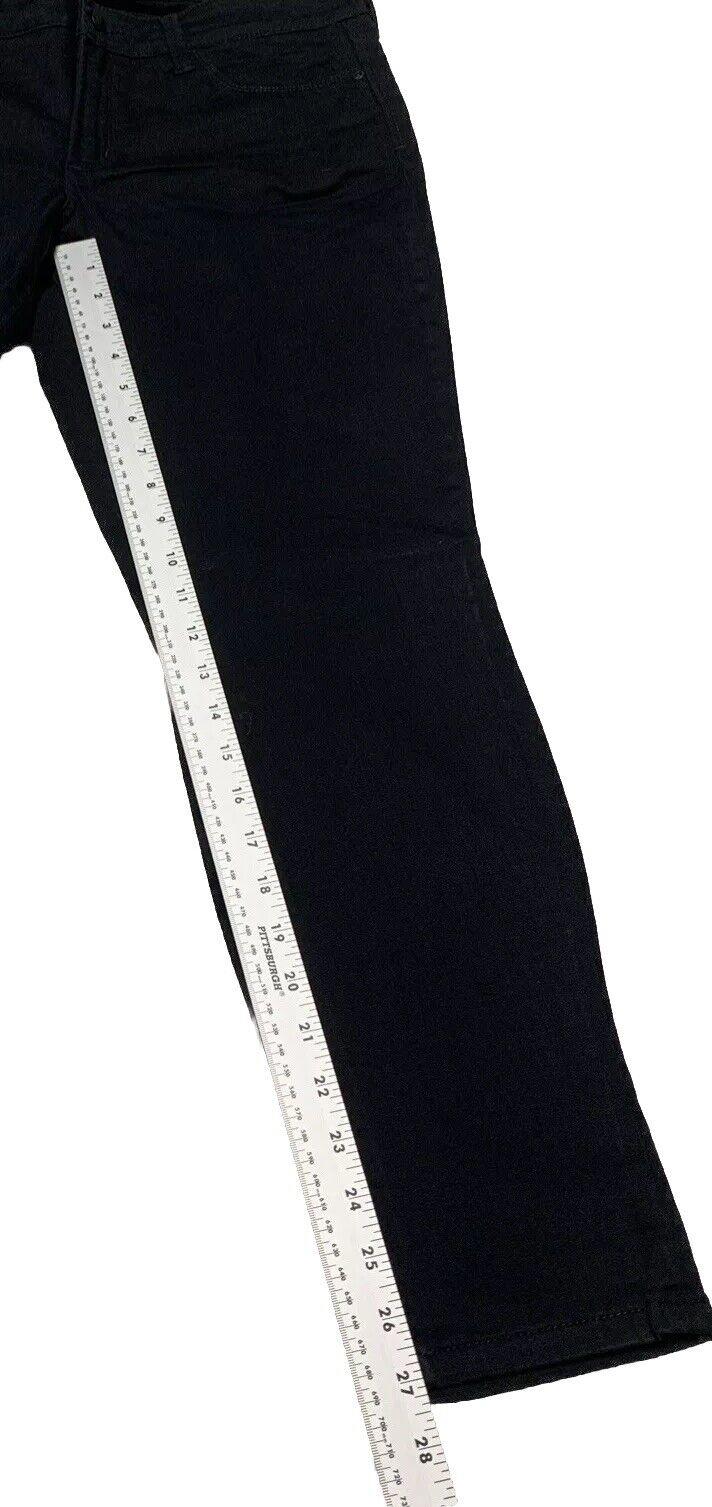 NYDJ Women’s Size 6 Black Jeans Straight Leg Stretch Lift Tuck Technology