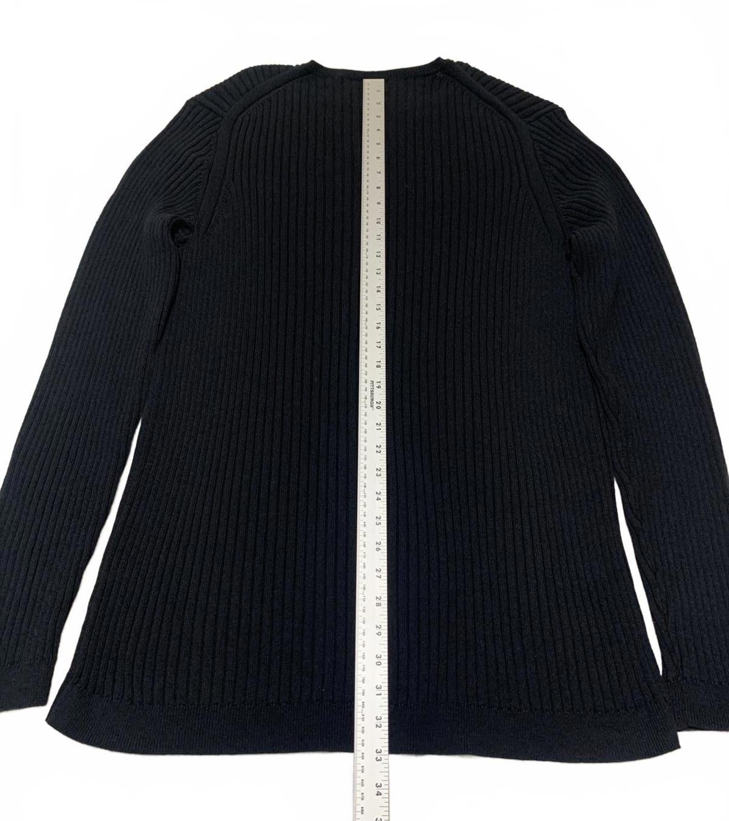 Gap Men's Size XXL Tall Black Ribbed knit Sweater 100% Cotton Long Sleeve NWT