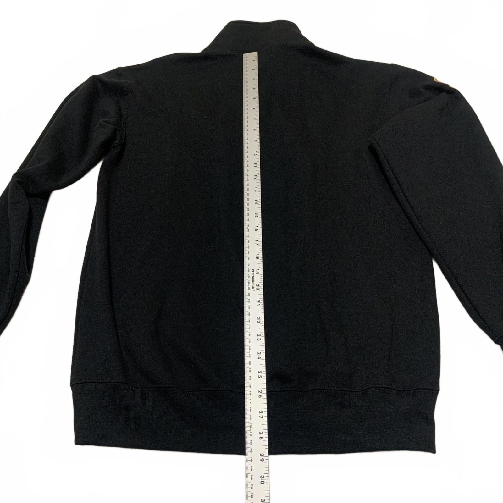 Champion Eco Authentic Men’s Team Pyramid Size L Black Quarter-Zip Sweatshirt