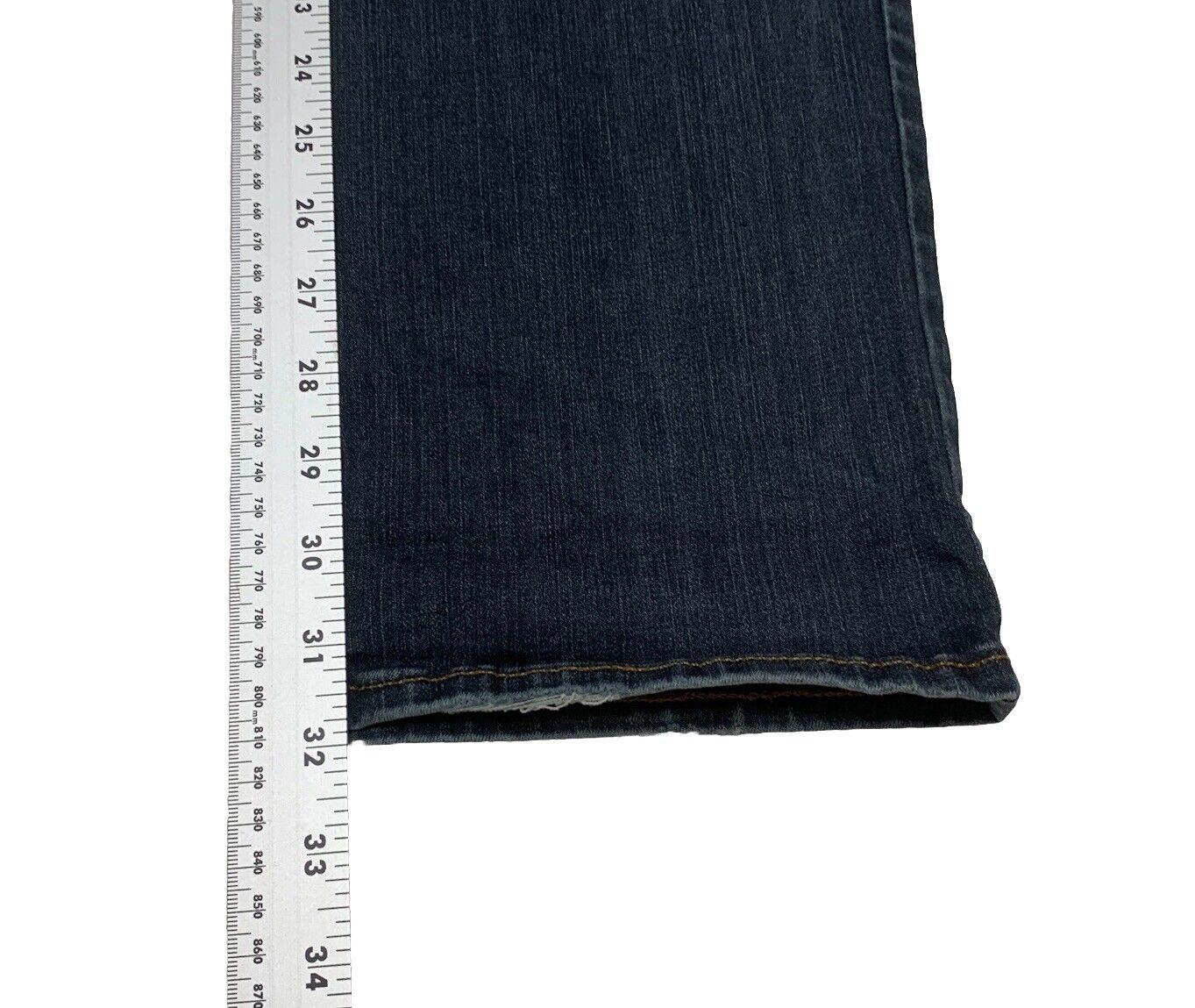 American Eagle Outfitters Straight Jeans Men's 32/34 Blue Dark Wash Flex Denim