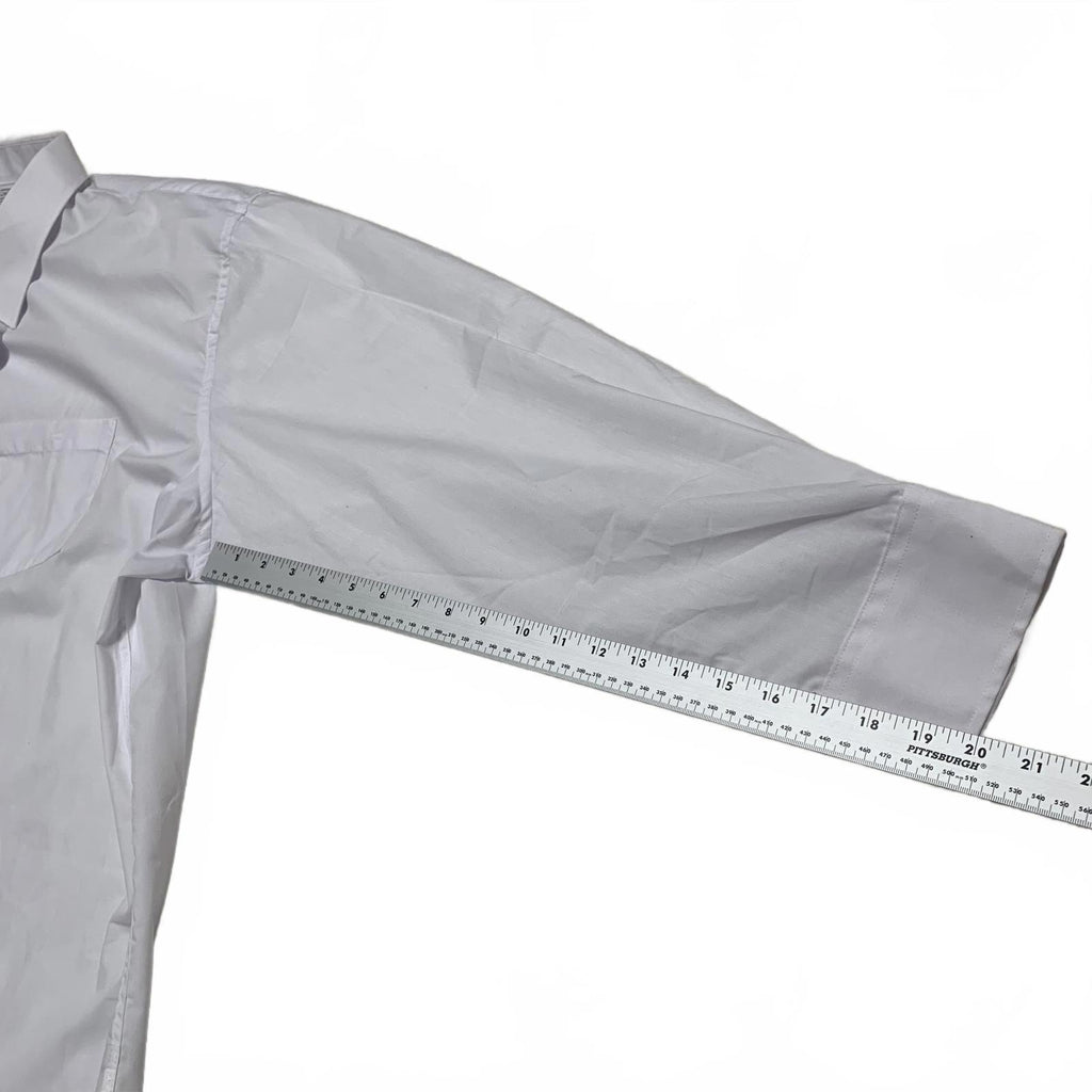 Boltini Men's 4XL White Classic Fit Button Dress Shirt 20-20.5
