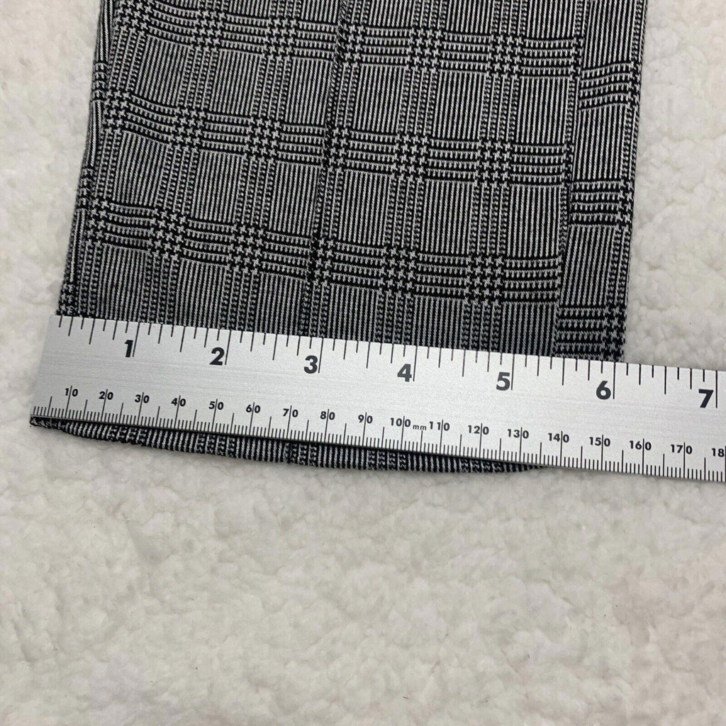 Maze Collection Pants Women's 3X Black Plaid Stretch Sewn