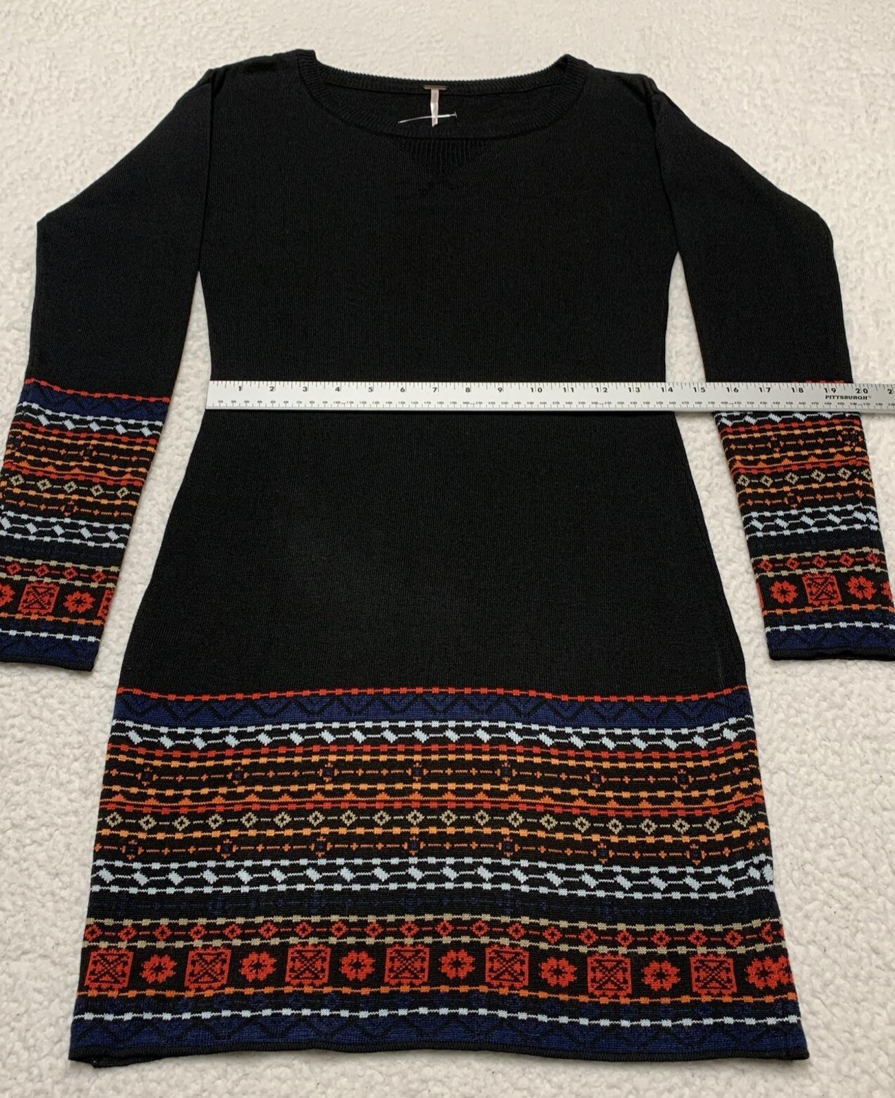 POOF Junior's Small Black Knit Bodycon Midi Dress Stretch Fitted