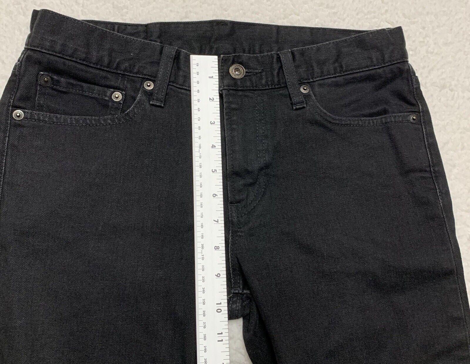 UNIQLO Girls Size 5 Black Jeans Slim Fit Straight Legs from Japan