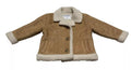 Old Navy Baby Toddler Size 18-24 M Camel Faux Suede Sherpa Coat