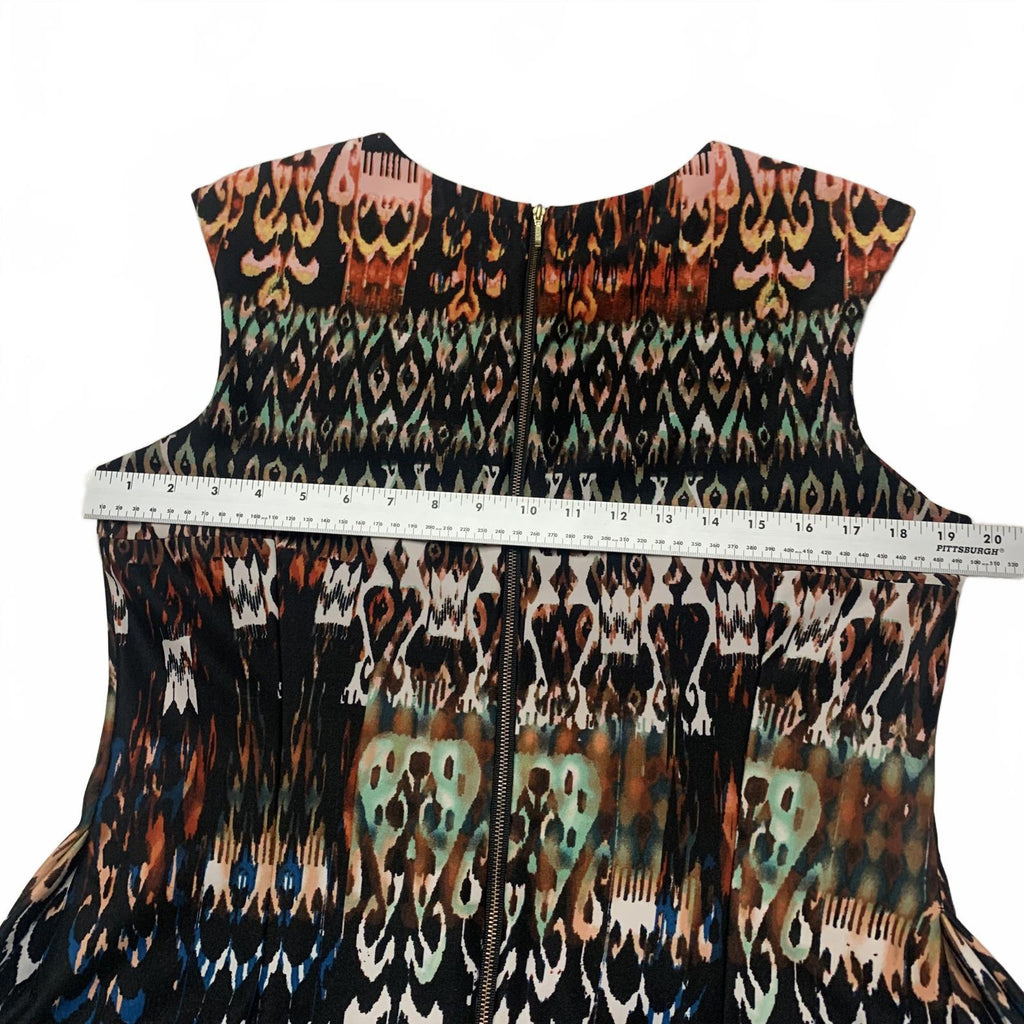 VTG db Womens Sz 14 Abstract Vibrant Patterned Summer Dress Sleeveless
