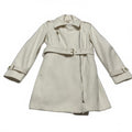 Michael Kors Women's Size 10 Cream Zipped Peacoat