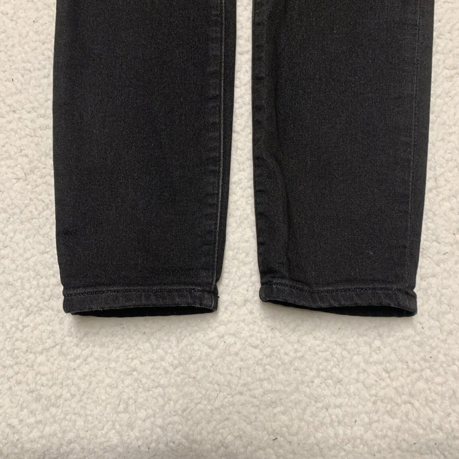 J.Crew Women Size 27 High Rise Skinny Jeans Black  Stretch