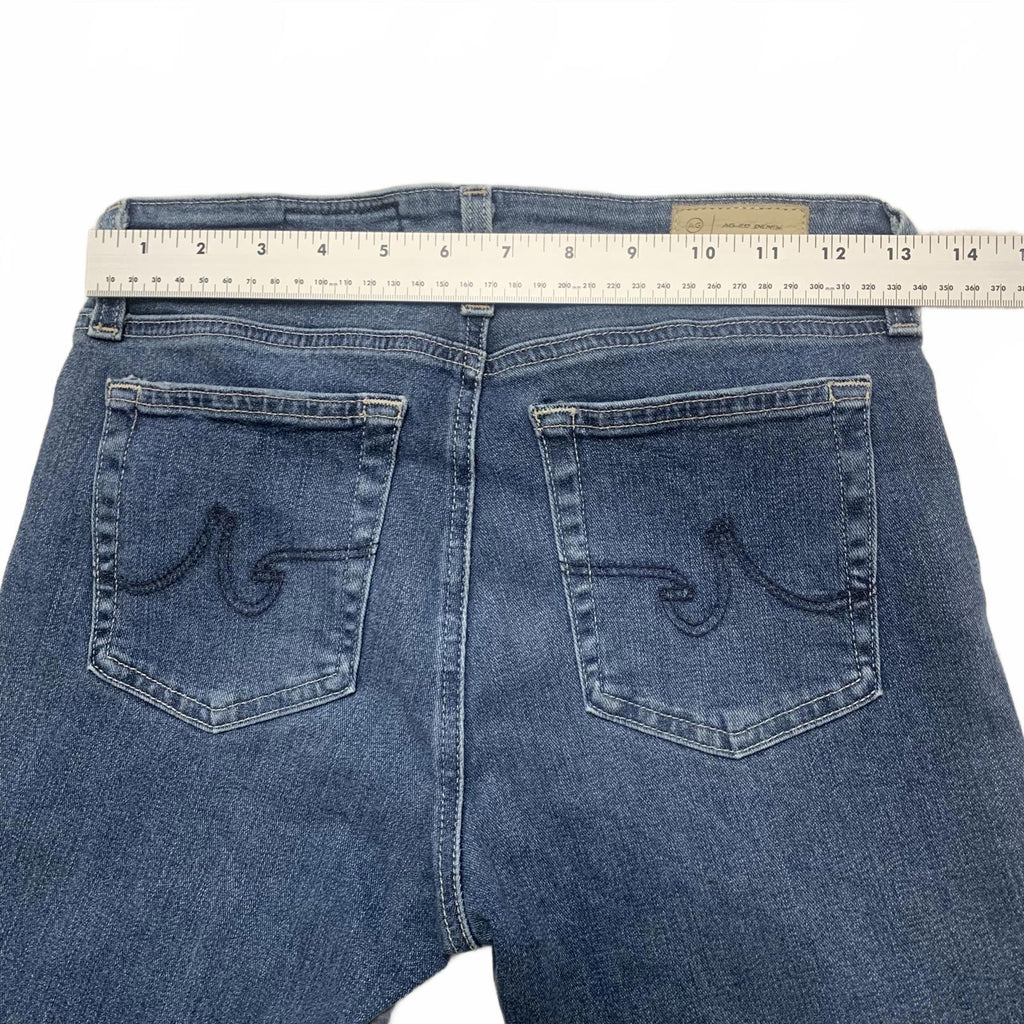 AG-ED Denim Women's Size 27 Blue Cigarette Leg Prima Ankle Jeans 26 x 27.5