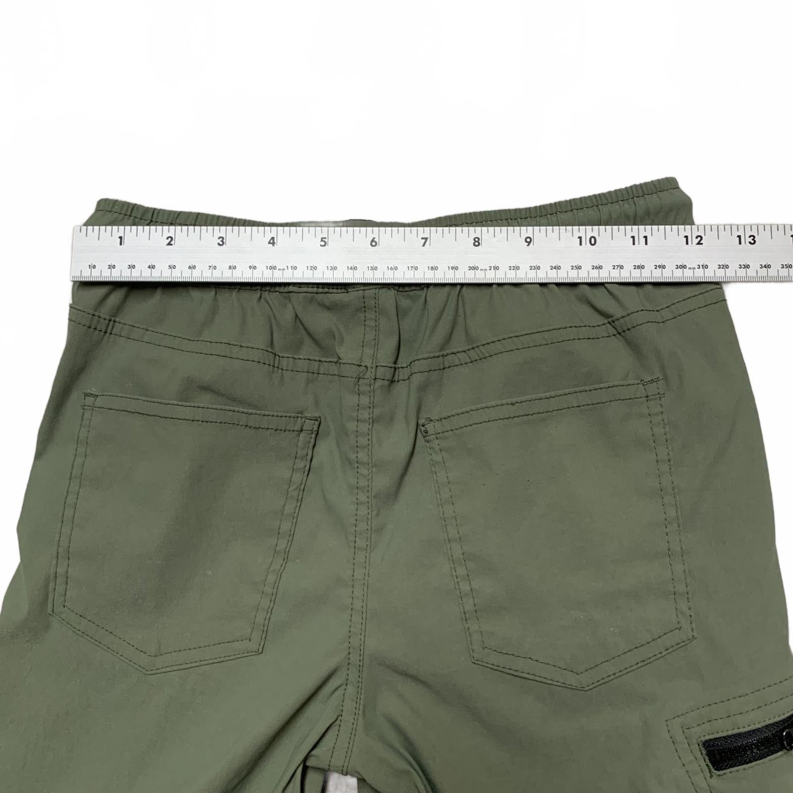 Weatherproof Vintage Cargo Shorts Kids Sz M (10/12) Olive Green W24