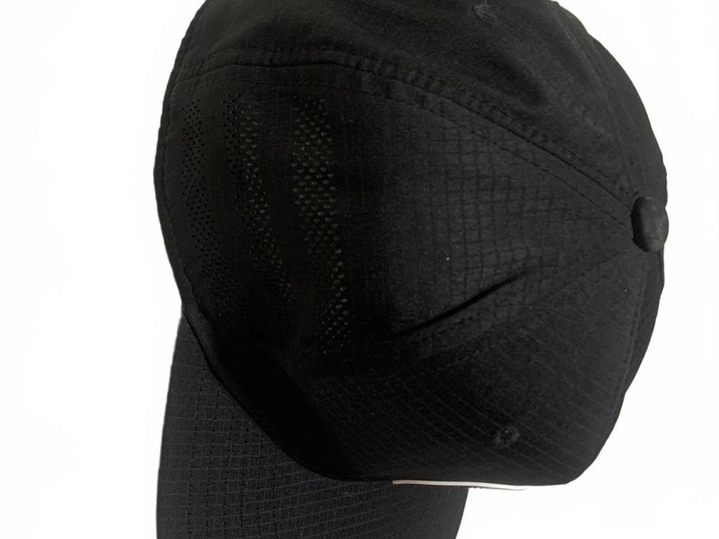 Adidas Mens OSFA Black Baseball Cap Logo Patch