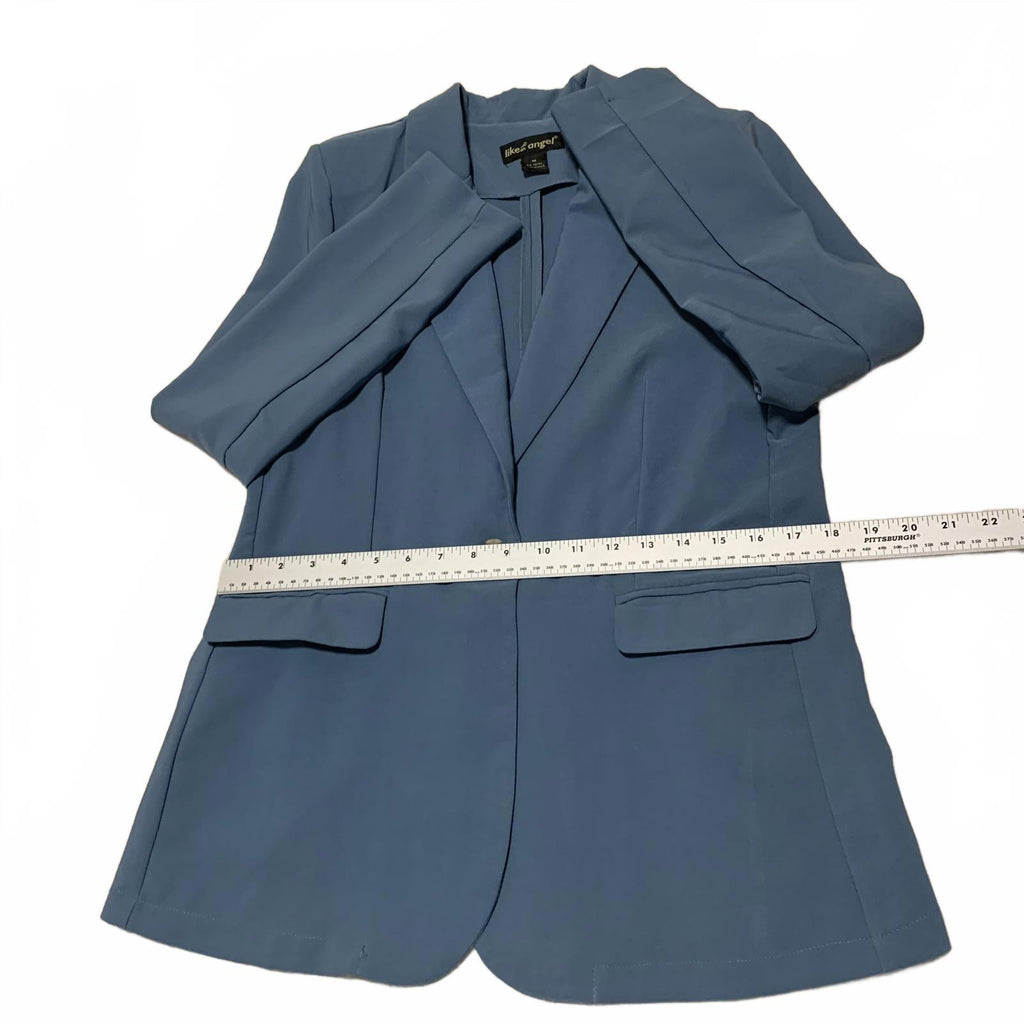 Like an Angel Women's Top Size M Blue Blazer Casual Style Jacket