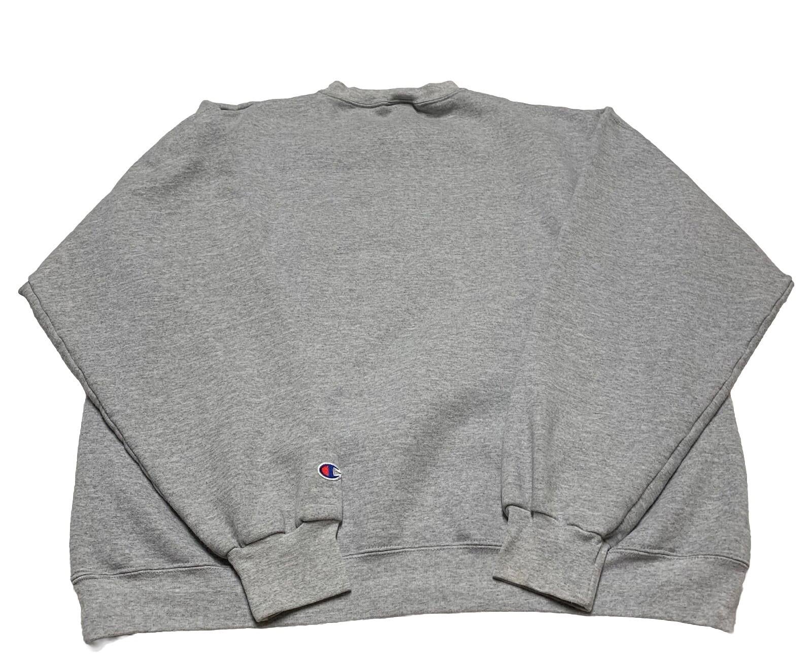 Champion Authentic Unisex Sweatshirt XL Gray Seton Hall University Crewneck