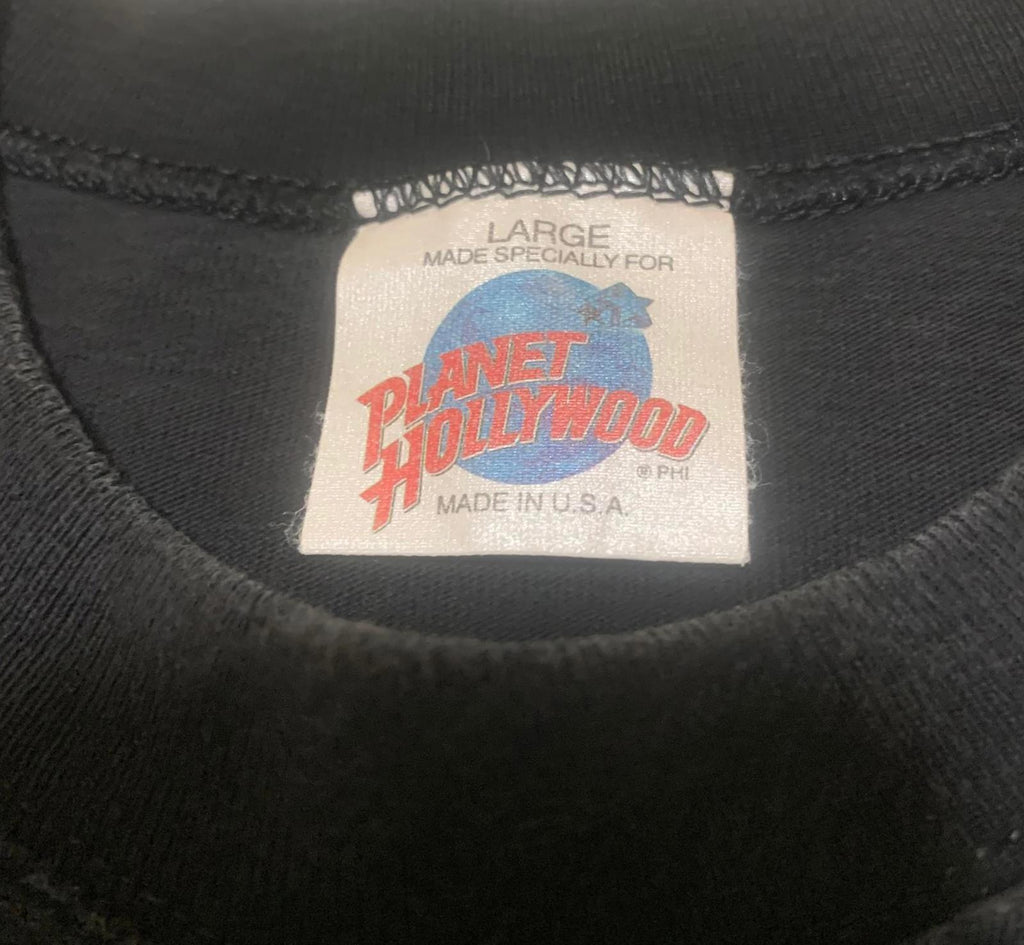 Vintage Planet Hollywood PHL 9/22/97 NYSE Listing Black T-Shirt