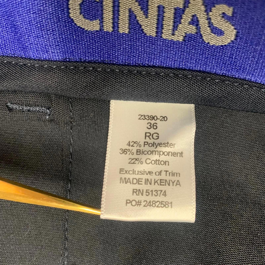 Cintas Flex Pro Men's Pants 4XL W60x31 L  Navy Blue Durable Workwear