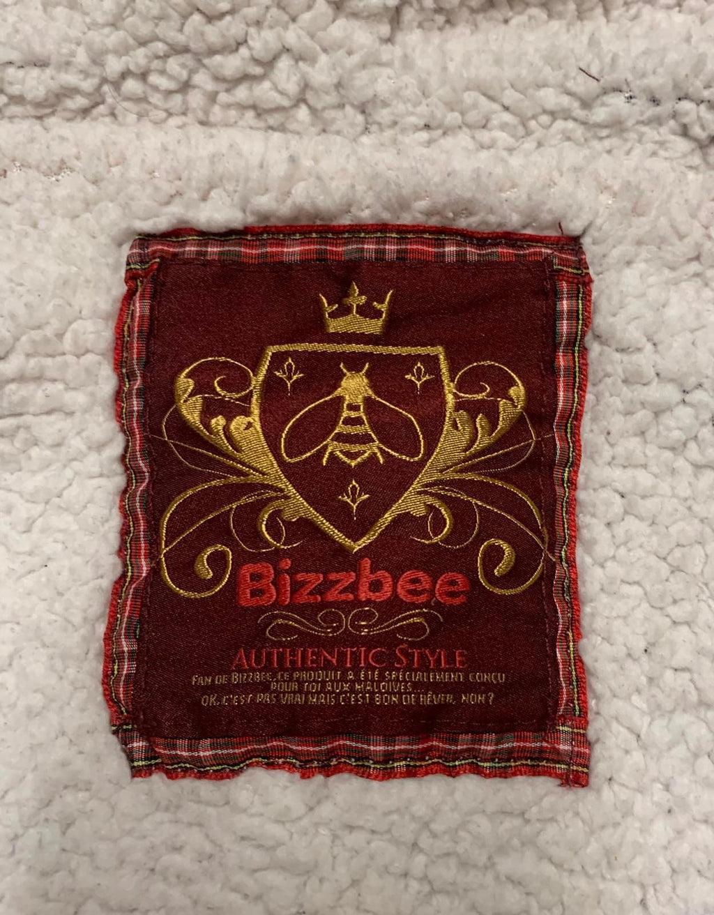 Bizzbee Women's Burgundy L Sherpa Lined Zip Up Hoodie