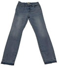 J. Crew Women's Jeans Size 27 Blue Light Wash Denim Skinny Crop Distress Raw Hem