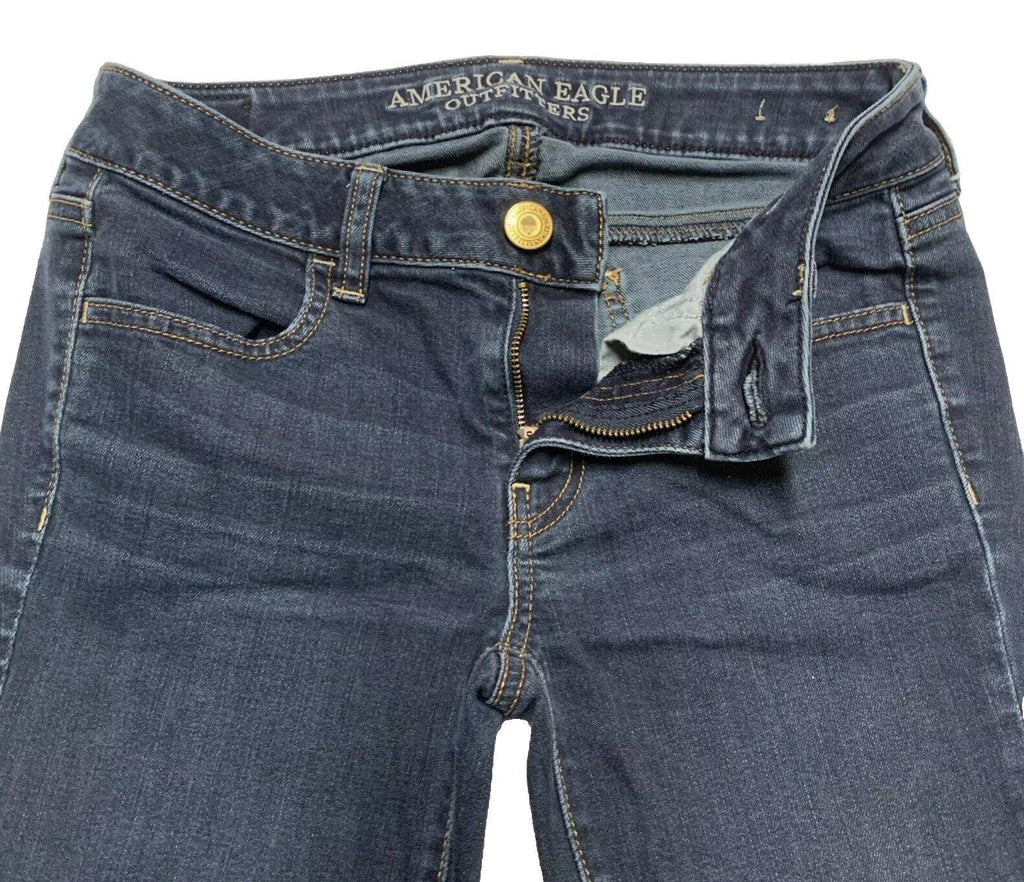 American Eagle Women's Jegging Size 2 Blue Stretch  Jeans