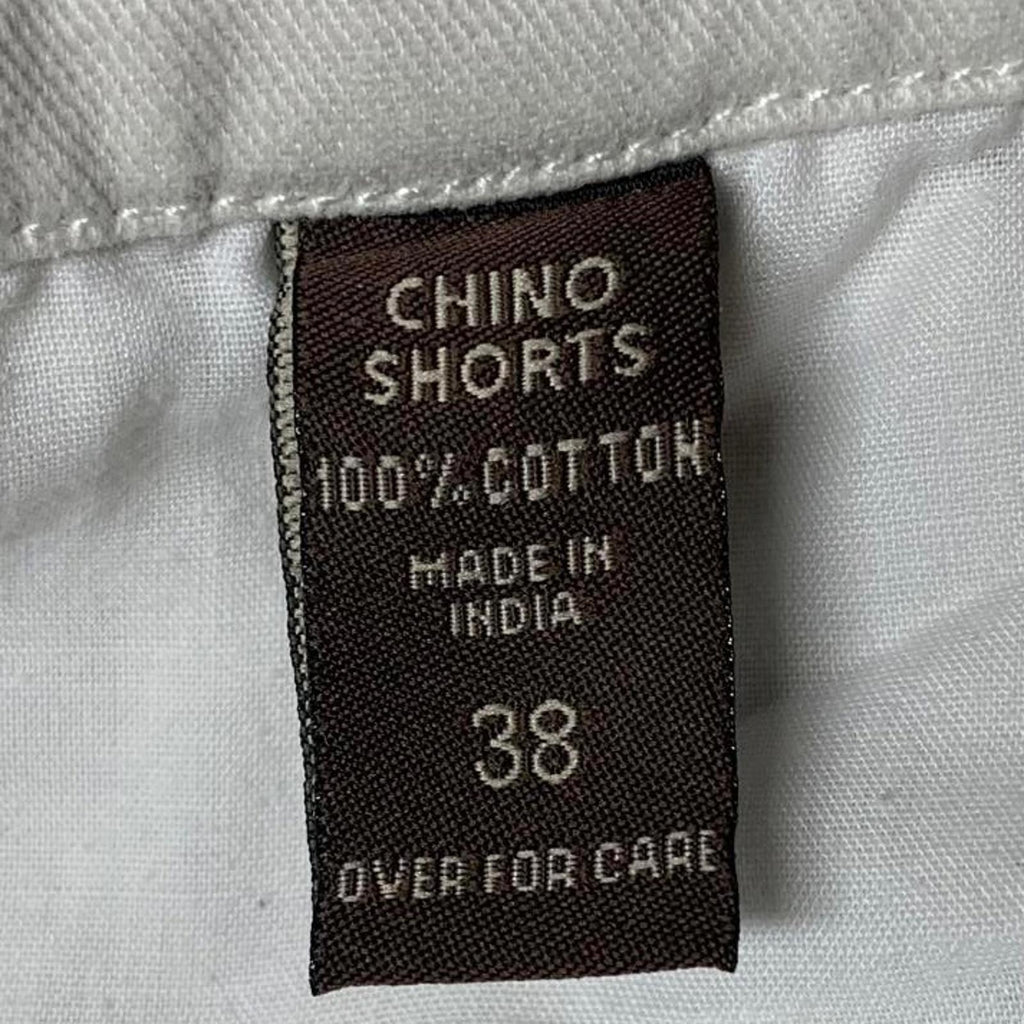 Classic Chinos Men's Beige Sz 38 Shorts Flat Front Casual 100% Cotton W37 India