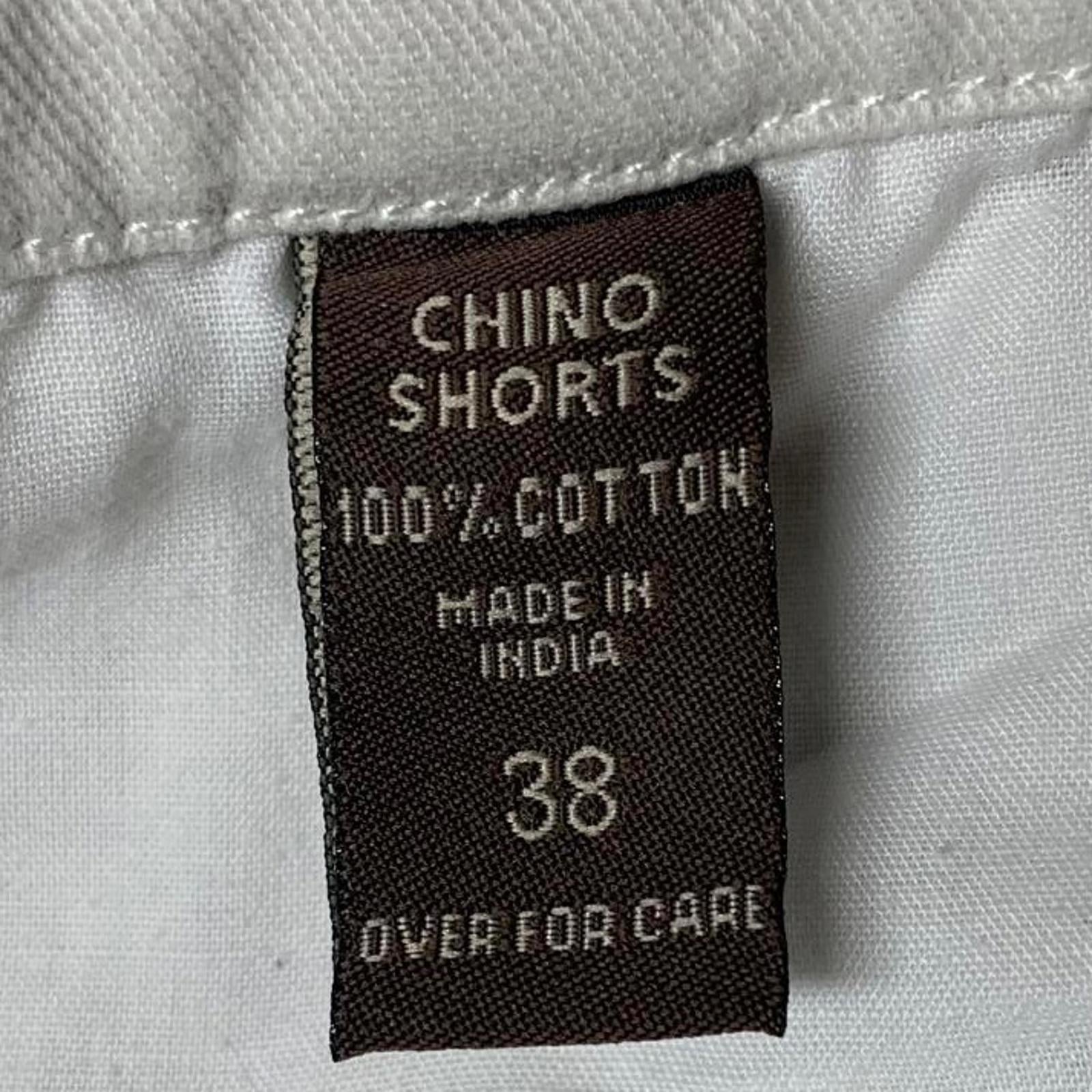 Classic Chinos Men's Beige Sz 38 Shorts Flat Front Casual 100% Cotton W37 India