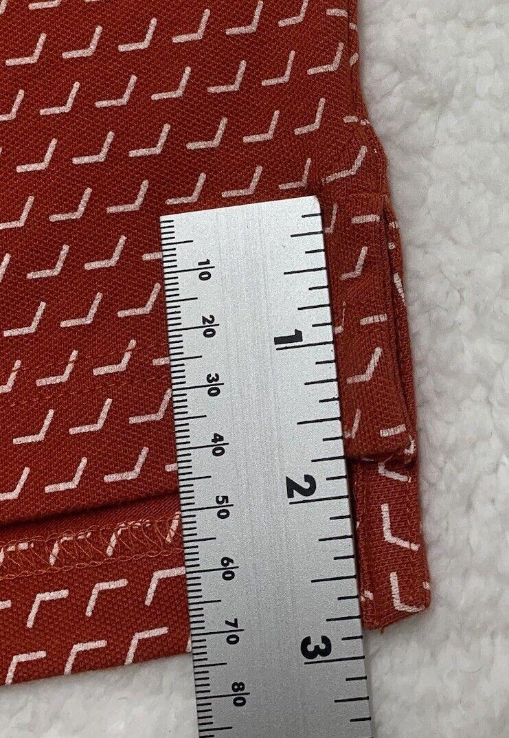 Tommy  Hilfiger Men’s XXL XXG TTG Polo Shirt Red/Orange