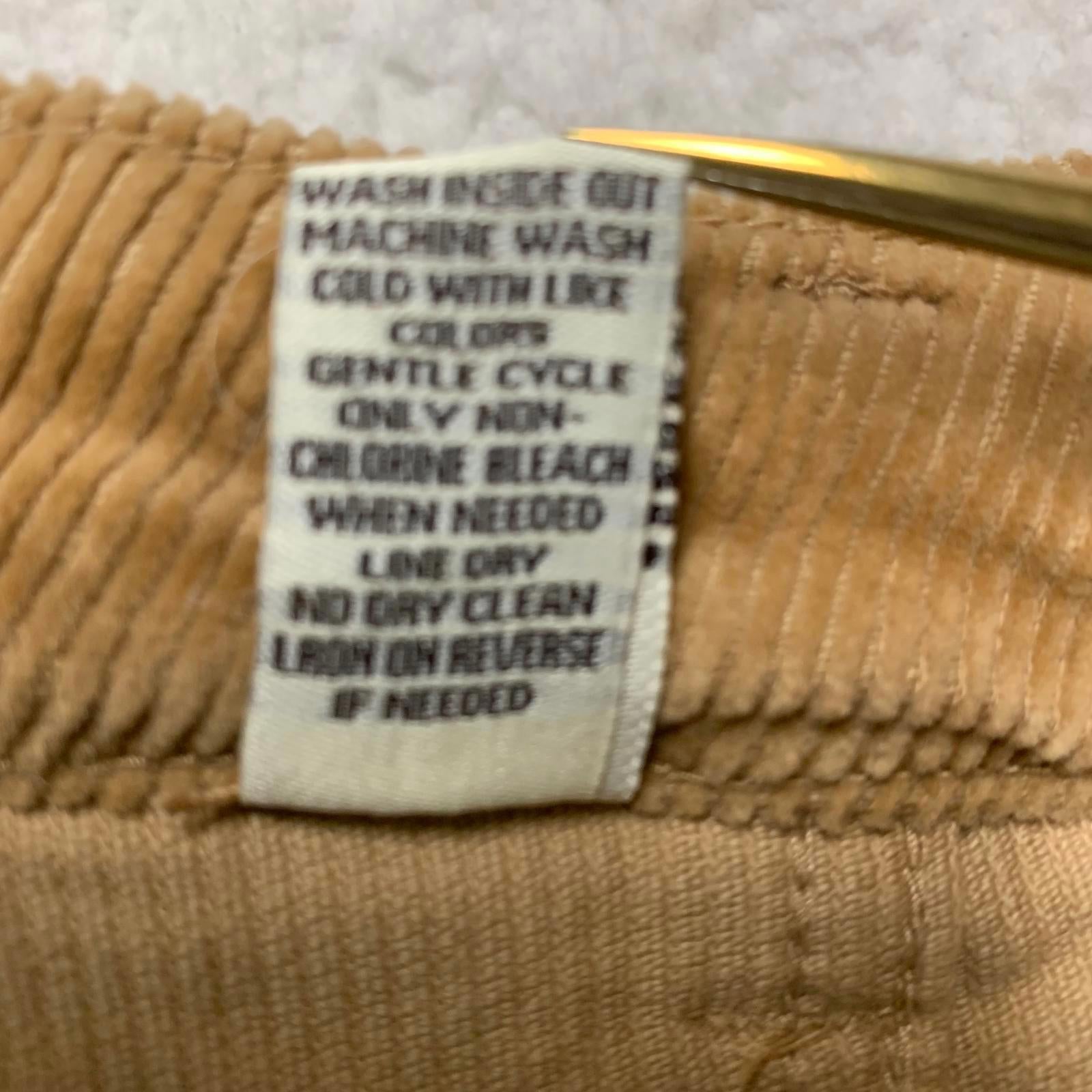 Hot Kiss Women's Size 0 Tan Corduroy Mini Skirt