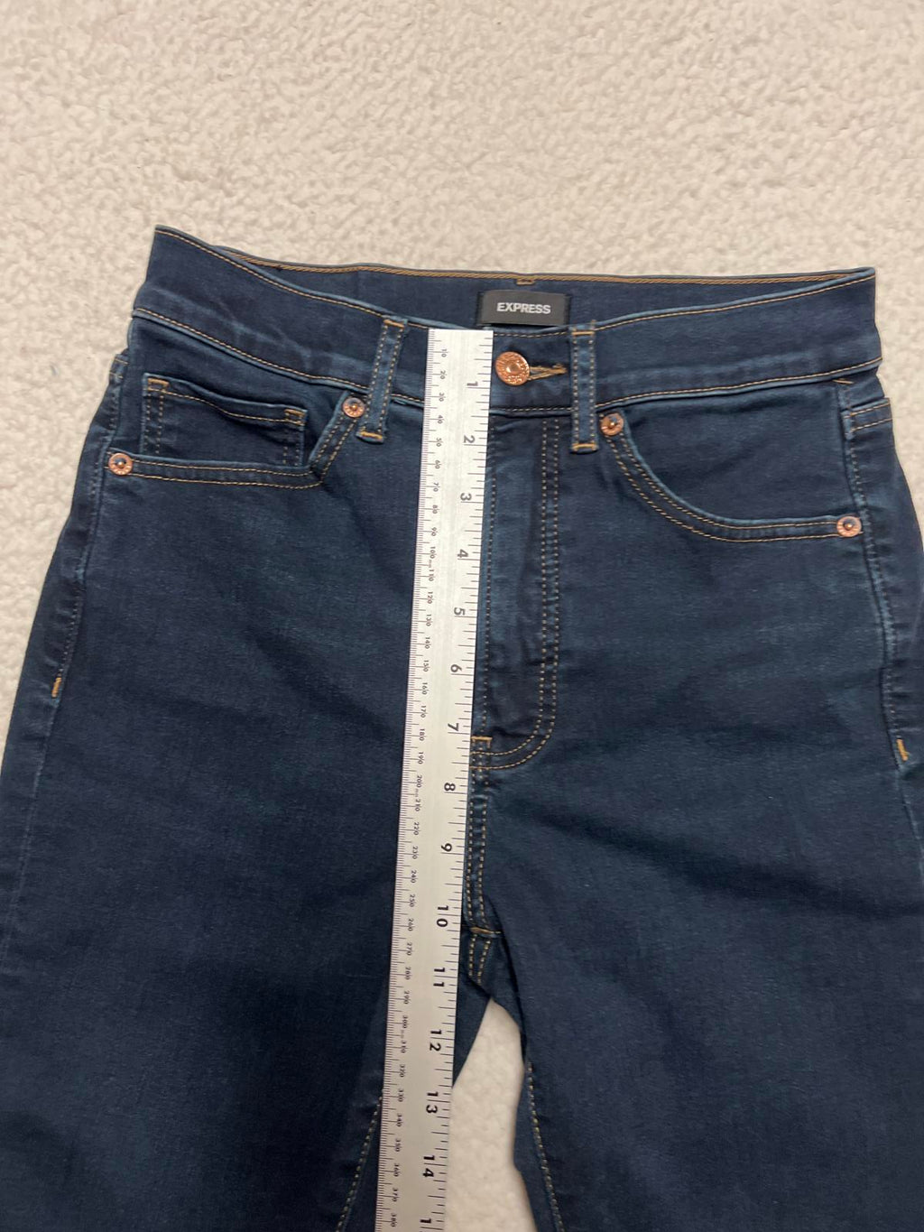 Express Women's Skinny Jeans High Rise 26 x 24.5 Actual