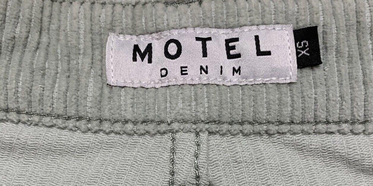 Motel Corduroy Pants Women’s XS Mint Green Wide Leg Light