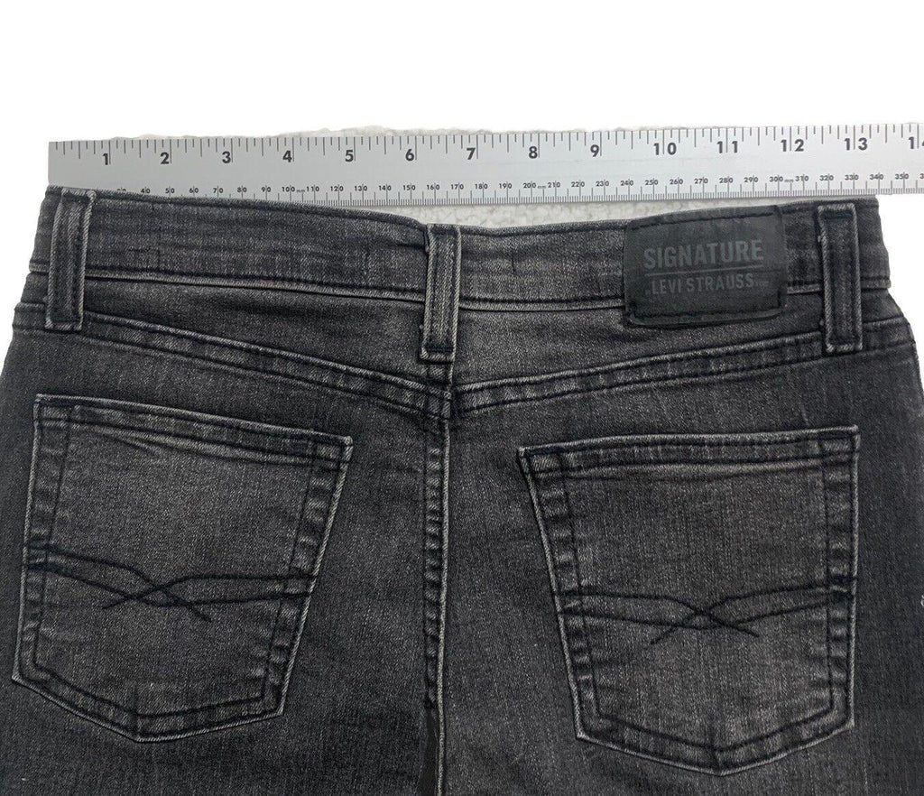 Levi Strauss Signature Boy 14R  Gray charcoal Jeans  Slim