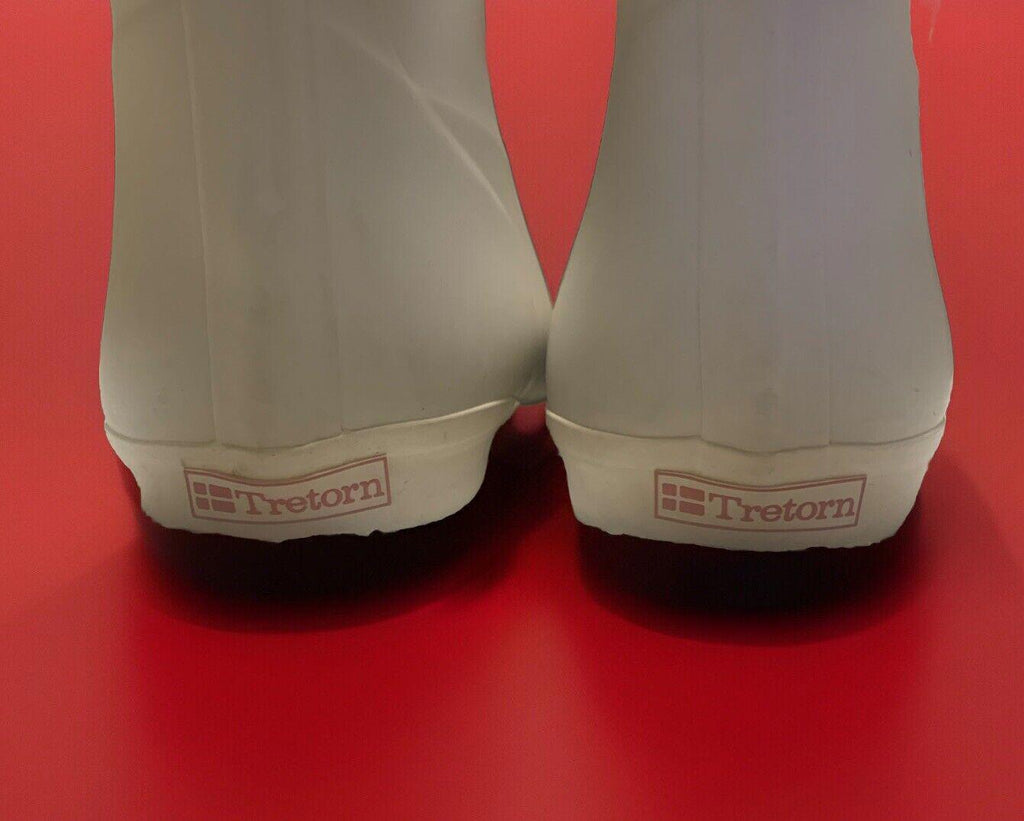 Tretorn Vinter Women’s Size 42 Mayte White Fleece Lined Rain Boots Wellies