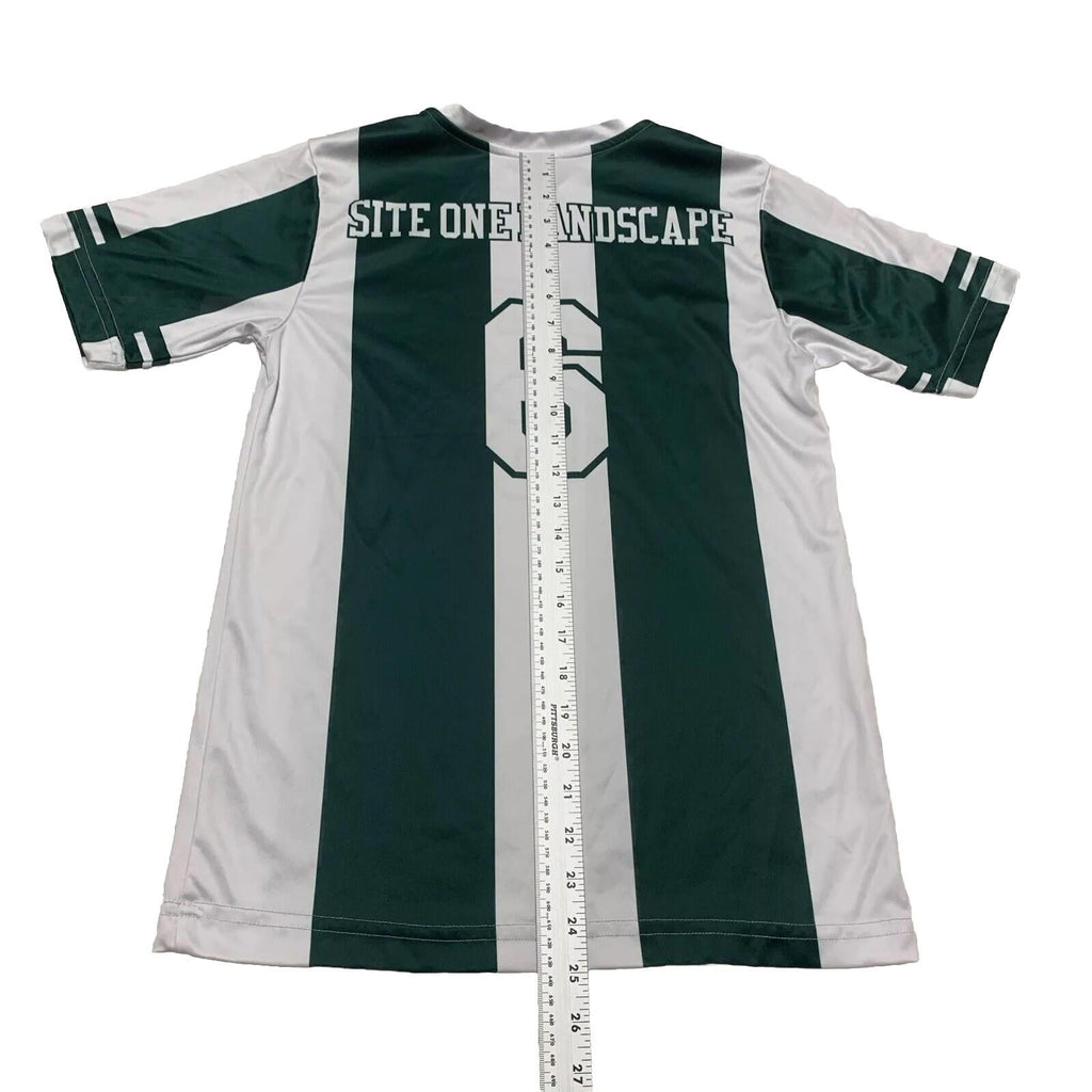 Champro Youth Size L Forest Green Jersey Knit Top Short Sleeve T-Shirt
