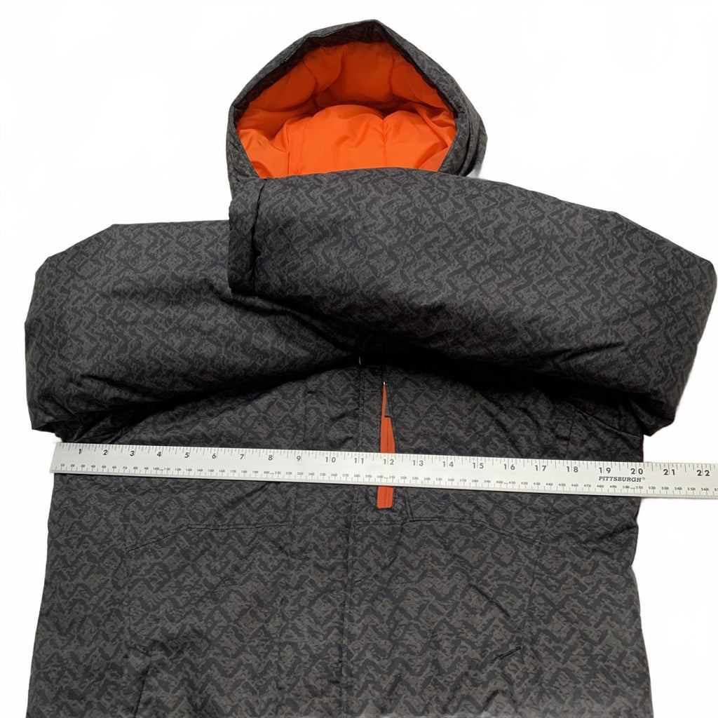Columbia Men's Size Large Black Orange Hooded Insulated Jacket
