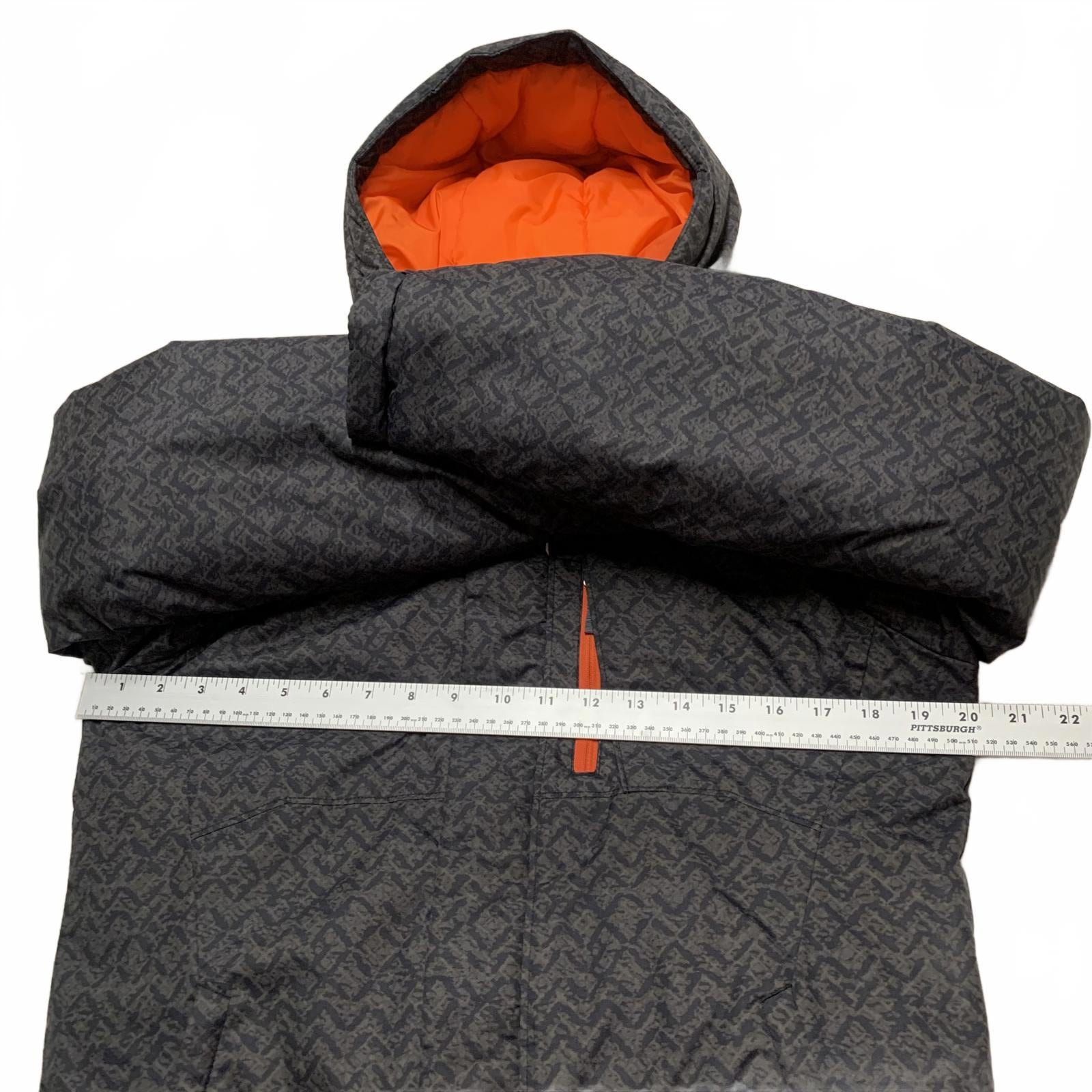 Columbia Men's Size Large Black Orange Hooded Insulated Jacket