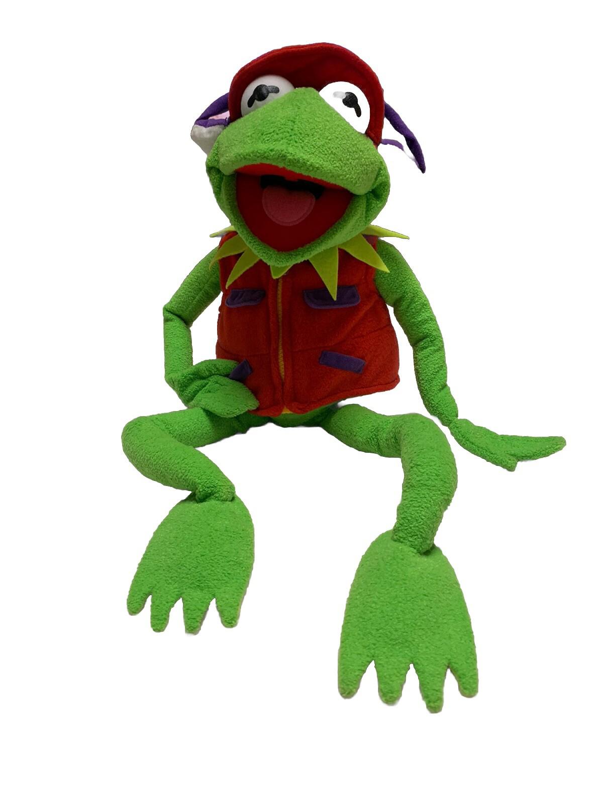 Macy's Muppets Kermit the Frog Frogtographer Photographer Plush 26" No Camera