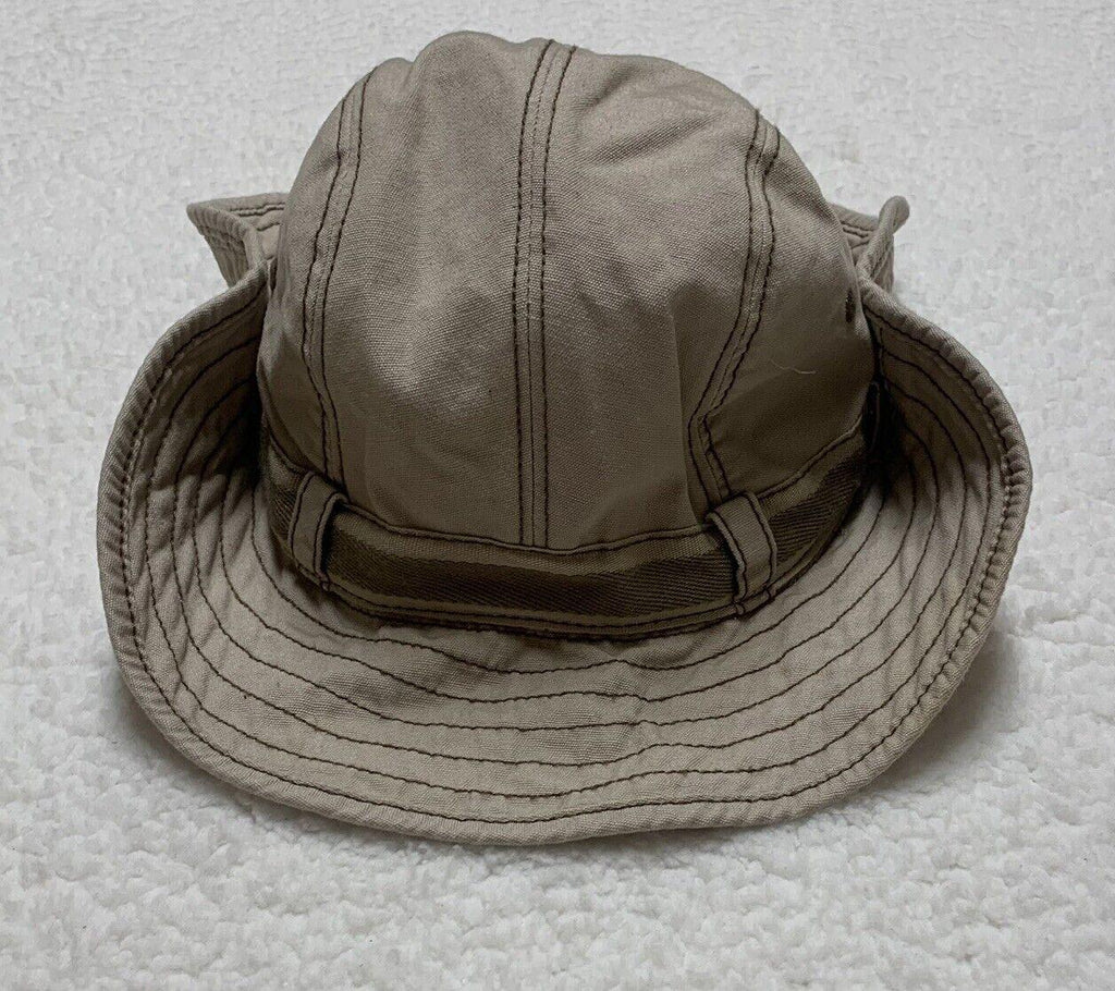 Old Navy Bucket Snap Up Sides Explorer Sun Cap Kids Size M Beige Fisherman