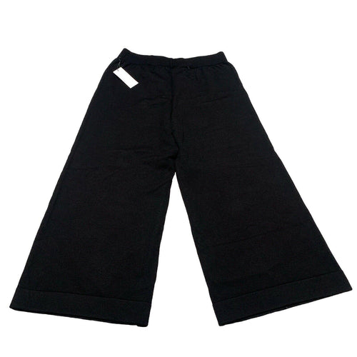 Dex Clothing Women’s X Large Black Noir Wide Leg Gaucho Culottes Cropped Pants