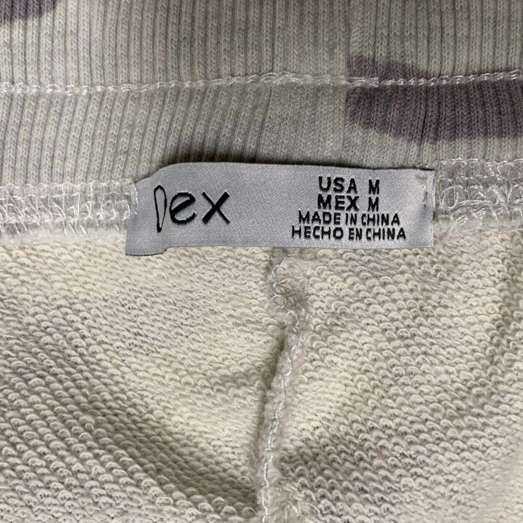 Dex Clothing Women Medium Light Gray Jogger Legging Pants Camouflage Print