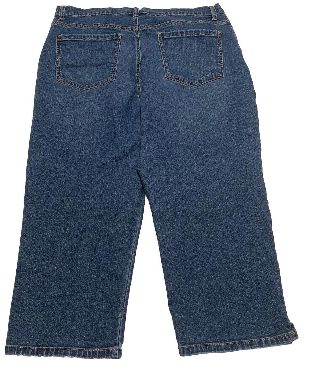 Gloria Vanderbilt Women's Jeans Amanda Size 16 Denim Crop