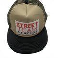 DISTRICT Street Team Studios Trucker Cap Hat Mens Green Camouphlage