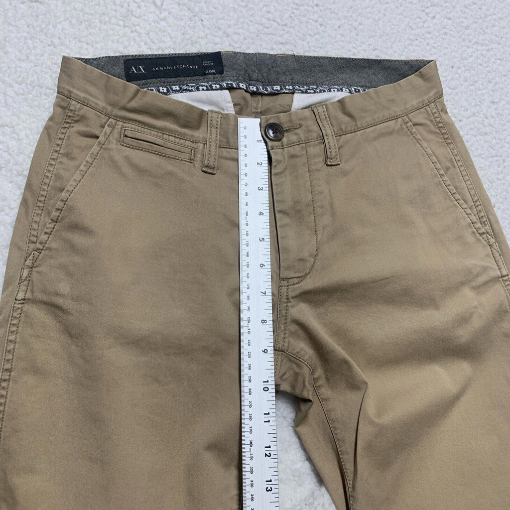 A/X Armani Exchange Men's Size 29R Cotton Skinny Chino Style Straight Leg