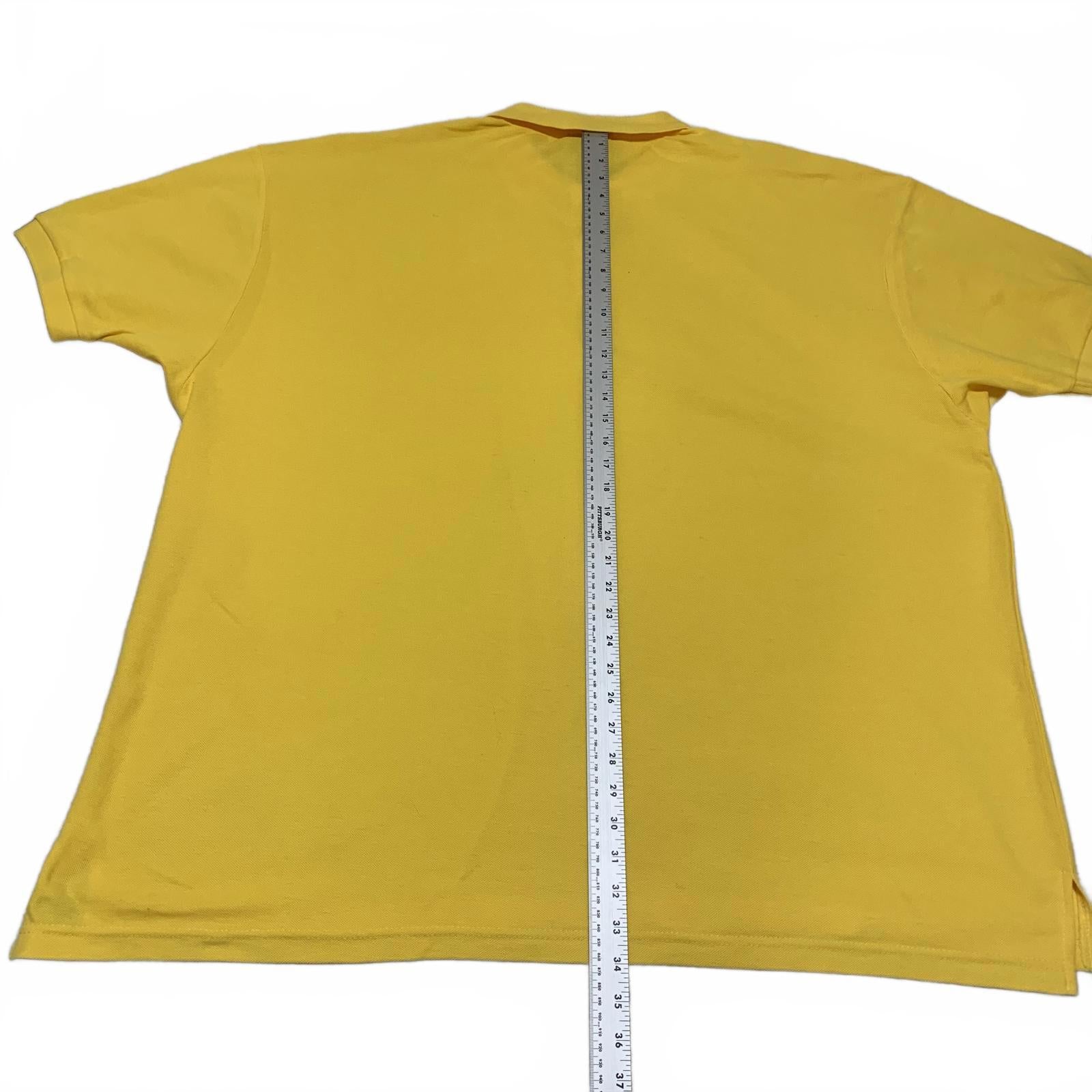 Access Men’s 6XL Yellow Polo Shirt NWT Short Sleeve Big & Tall Casual Uniform