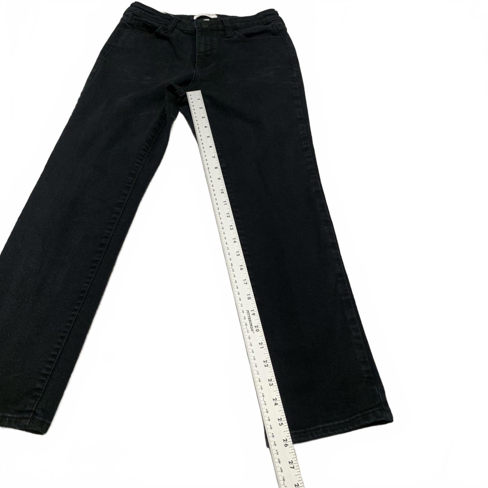 Universal Thread Goods Co Jeans Women's Size 2/26R Black Straight Leg 26 x 26.25