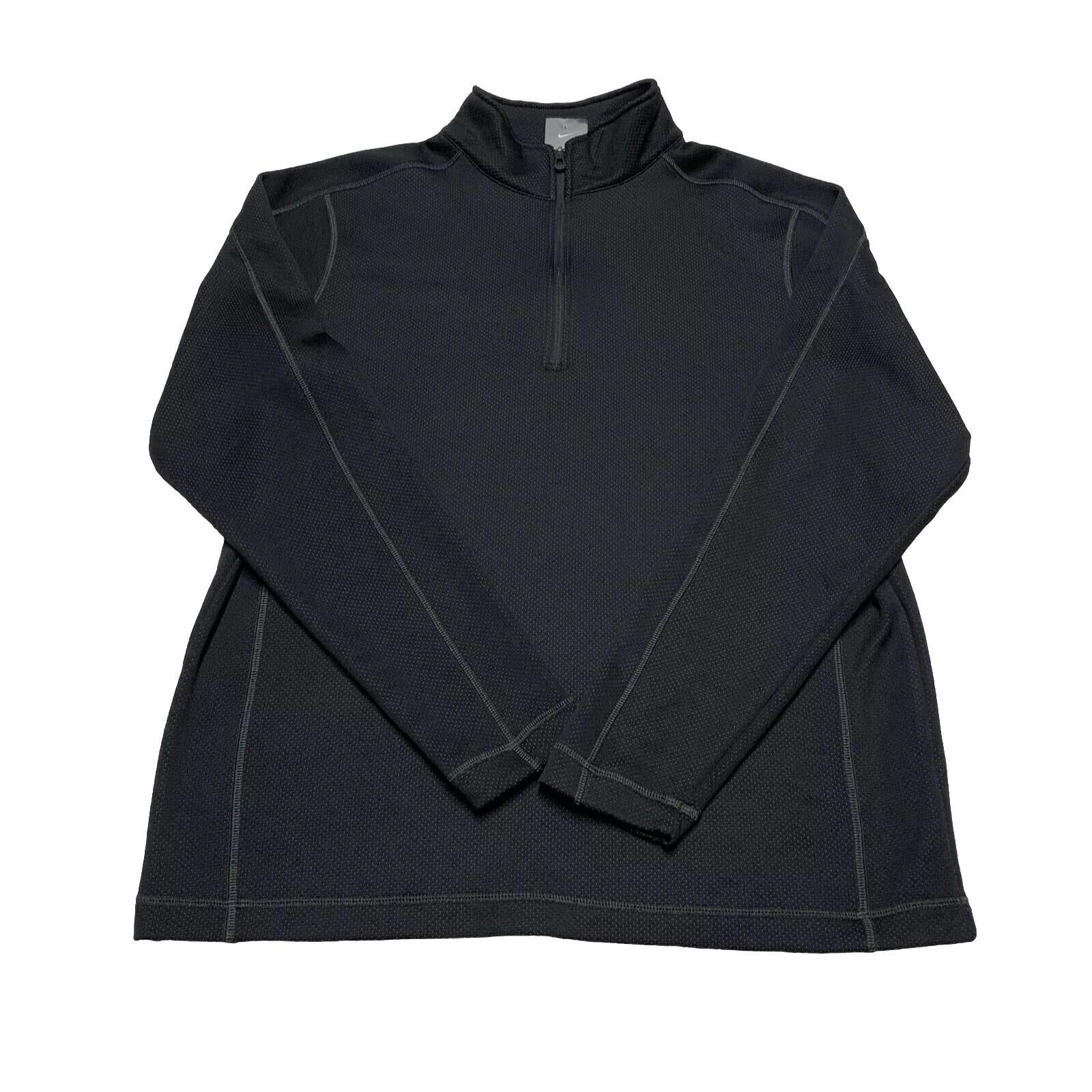 Nike Golf Therma Fit Men's Pullover Size L Heather  1/4 Zip NY Life