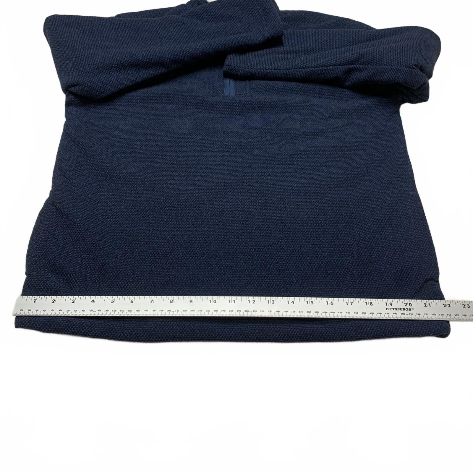 Orvis Men's Size Medium Navy Blue Fleece Jacket Sherpa Lining