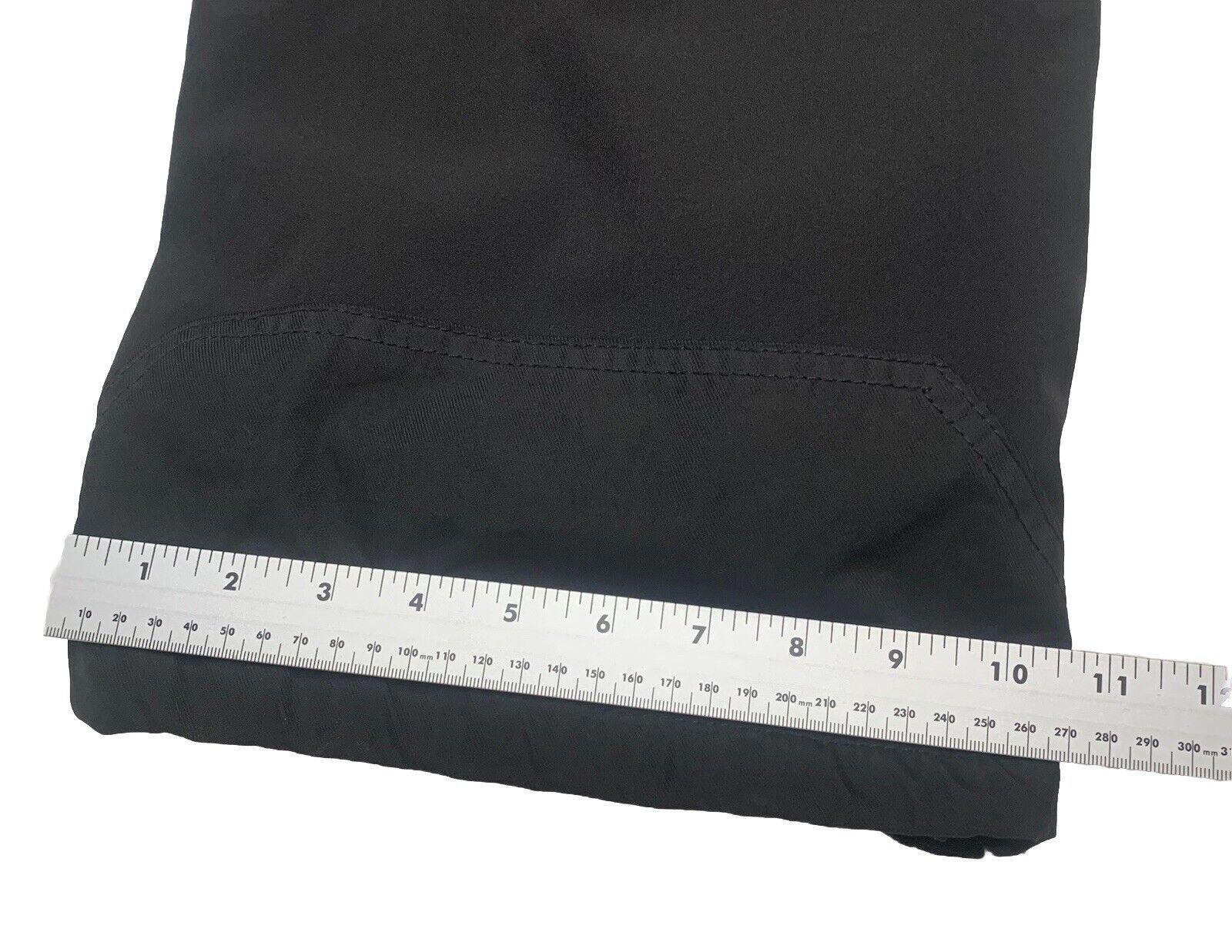 Gerry Snow Ski Pants  Black XL EG Fleece Lined Stretch Pockets Adjustable Waist