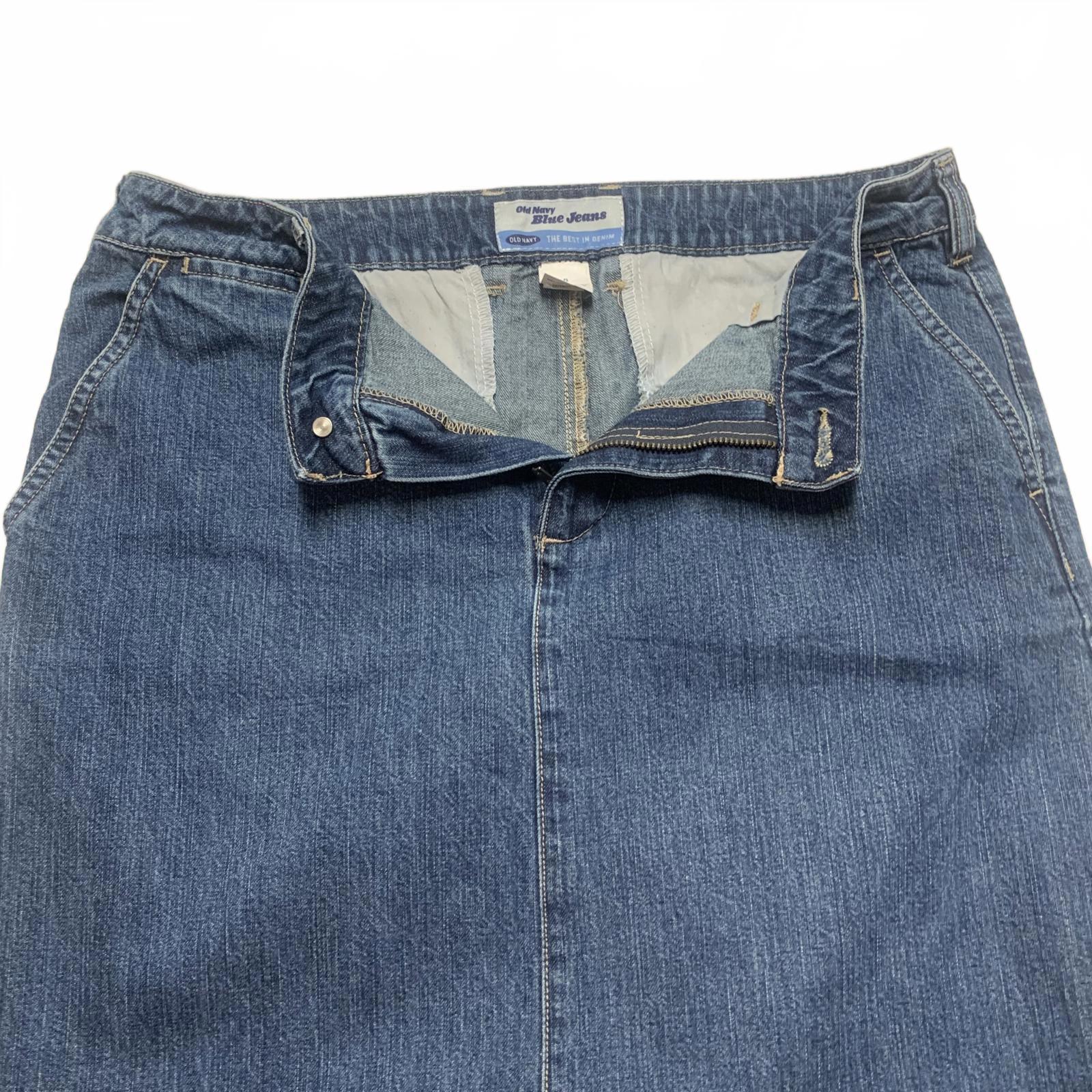Old Navy Women’s Size 8 Classic Blue Denim Maxi Jean Skirt