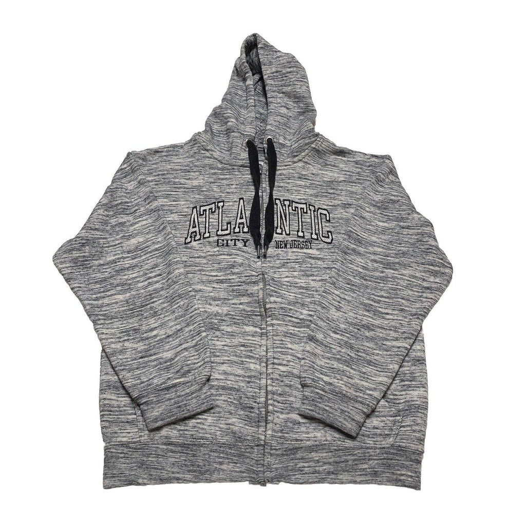 Pacific & Co The Perfect Hoodie Full Zip Black White Small Atlantic City NJ