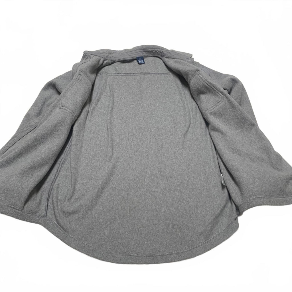 George Men’s Size Medium (38-40) Gray Button-Up Flannel Shirt