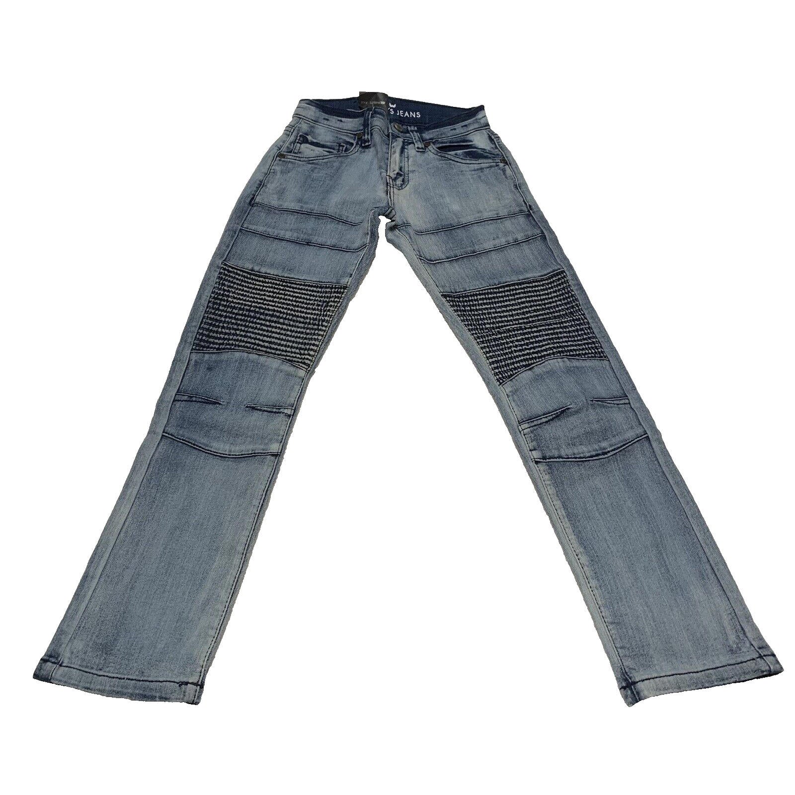Steves Jeans Boys Size 8 Skinny Fit Blue Stretch Maximum Comfort Denim
