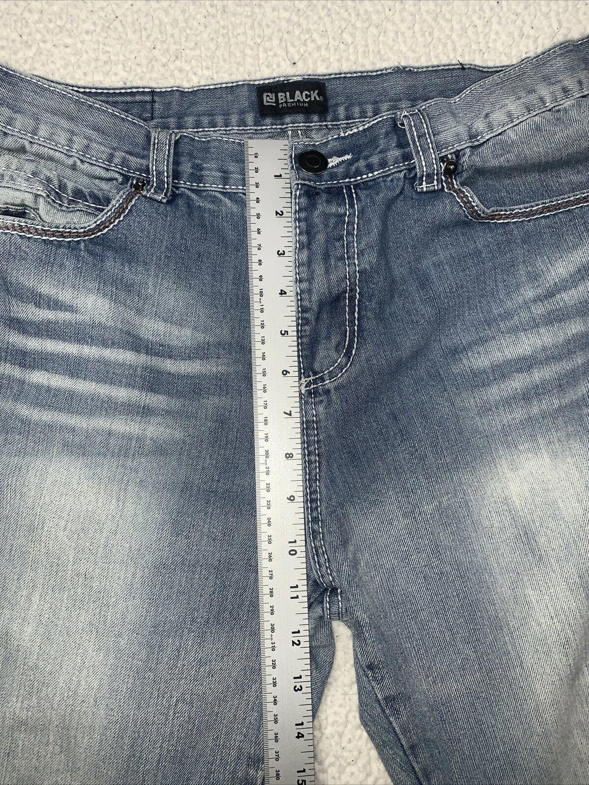 Black Premium Jeans Blue Men's Size 34/30 Boot